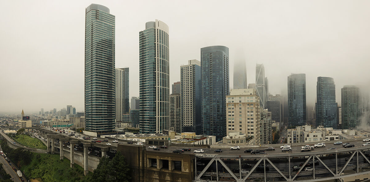Foggy SF Skyline